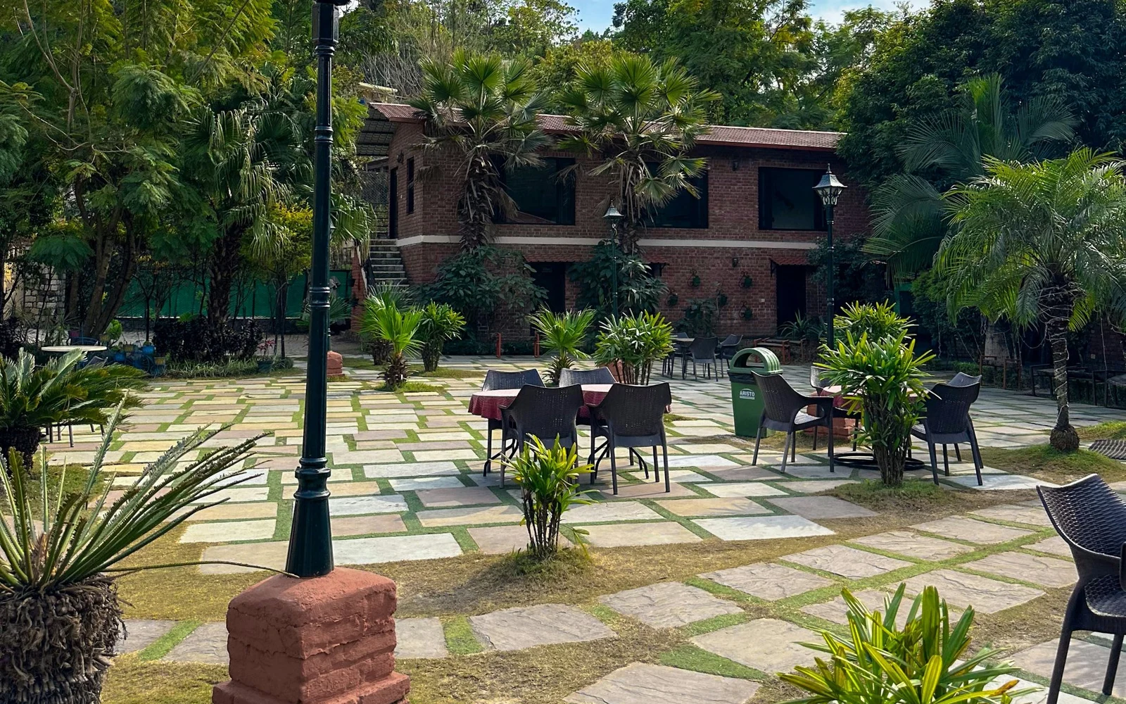 The Acres Reserve bungalow and garden courtyard
