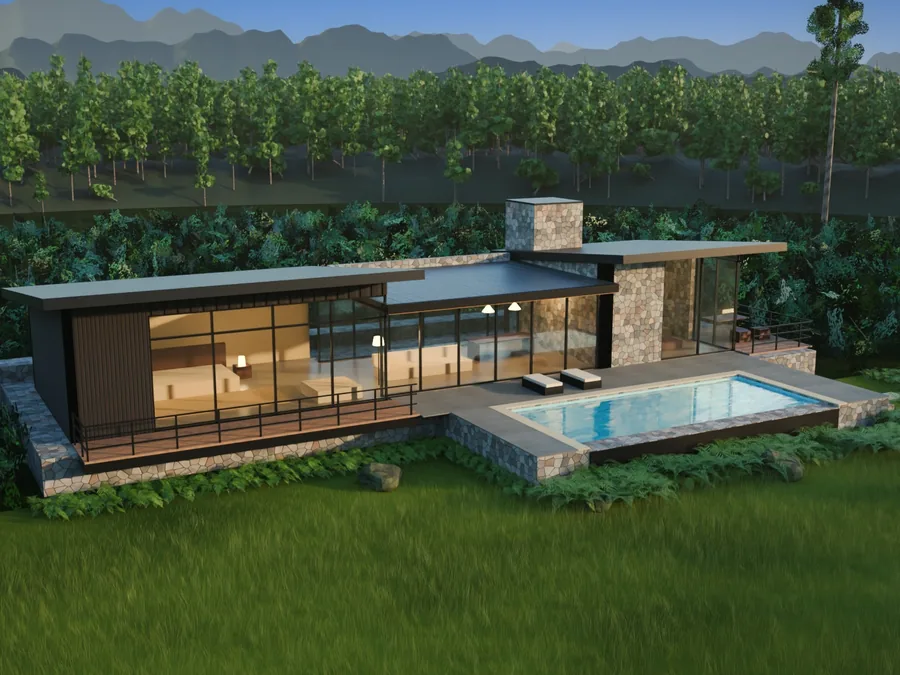 The Forest Residence concept render